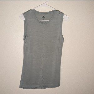 Ridge Merino Tencel/Merino Wool Sage Tank Top